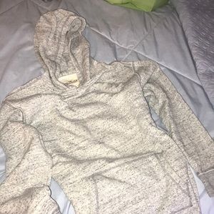 Hoodie Abercrombie & Fitch size L light grey